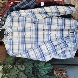 Rough Stock by Panhandle Slim Long Sleeve Button down shirt Size XL